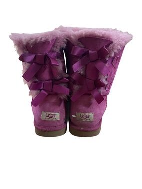 UGG Fuscia Suede Shearling Winter Boots
